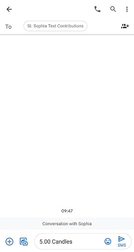 Text Donation Example